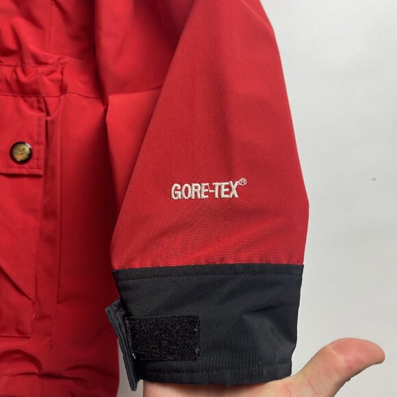 VTG The North Face 1990 Mountain Jacket GTX Gore-Tex Men’s Small Red (Read) - Picture 13 of 13
